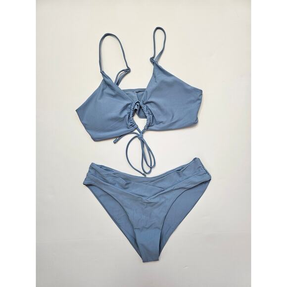 Amazon Other - Bikini 2 Piece bathing Suit women Size M Blue